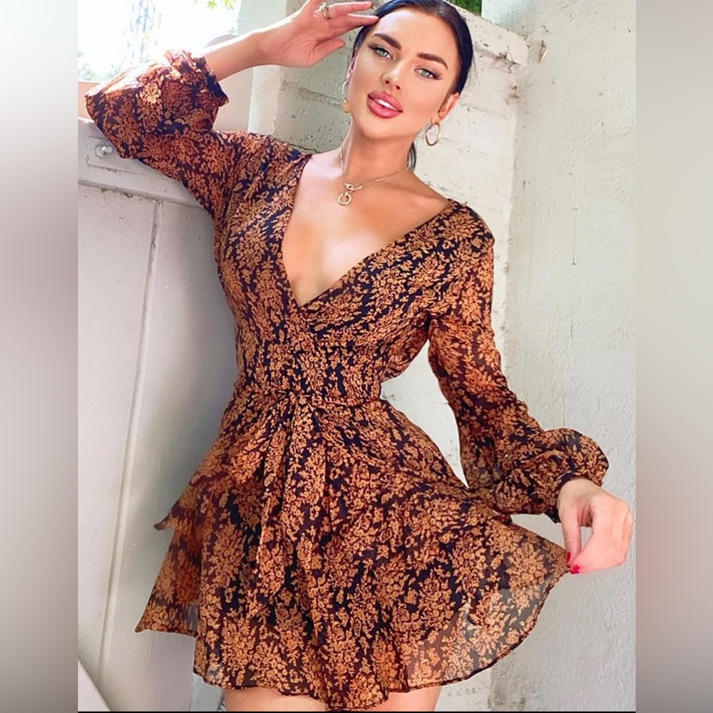 Fashion nova wildflower mini dress